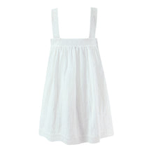 Load image into Gallery viewer, Women Lace Stitching Cami Dress Summer Loose Slimming White Holiday Short Dress