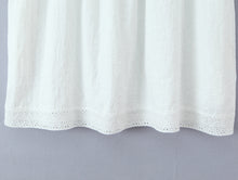 Load image into Gallery viewer, Women Lace Stitching Cami Dress Summer Loose Slimming White Holiday Short Dress