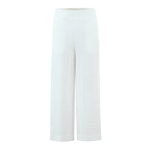 Load image into Gallery viewer, White Lace Sleeveless Shirt Trousers Women Summer Design French Shirt Wide Leg Pants Sets
