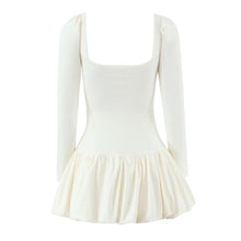 Load image into Gallery viewer, Women Long Sleeve Slim Fit Slimming Short Dress