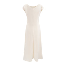 Load image into Gallery viewer, Lightly Mature Cinched Sleeveless Dress Women Simple Graceful Slim-Fit Design Slimming Chic Maxi Dress
