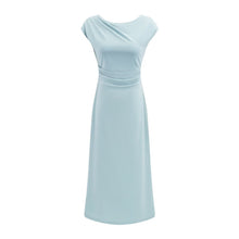 Load image into Gallery viewer, Lightly Mature Cinched Sleeveless Dress Women Simple Graceful Slim-Fit Design Slimming Chic Maxi Dress