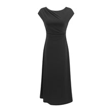 Load image into Gallery viewer, Lightly Mature Cinched Sleeveless Dress Women Simple Graceful Slim-Fit Design Slimming Chic Maxi Dress
