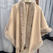 Load image into Gallery viewer, Women's Flow Su Spun Wool Cashmere Double-sided Woolen Cloak