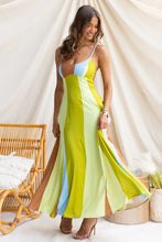 Load image into Gallery viewer, Summer Positioning Striped Printed Sweet Sling Mid Length Dress