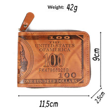 Load image into Gallery viewer, Personalized Dollar Men's Bifold Buckle Wallet – Multiple Card Slots, PU Leather, Retro Embossed Design