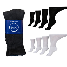 Load image into Gallery viewer, Women's Ultra-Soft Upper Calf Diabetic Socks (4 Pair)