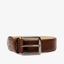 Load image into Gallery viewer, The Johannesburg Brown Leather Belt