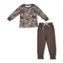 Load image into Gallery viewer, Camo deer turkey duck hunting kids boys pajamas