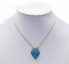 Load image into Gallery viewer, Gold Diamond Gemstone Pendant, Sku#LY03