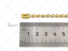 Load image into Gallery viewer, 4mm Ball Necklace Bracelet, 17''/7'', Sku#LD71