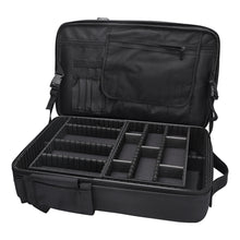 Load image into Gallery viewer, Black High Capacity Makeup Artist Backpack – Multifunctional Travel &amp; Professional Organizer Bag