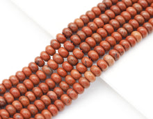 Load image into Gallery viewer, Genuine Red Creek Jasper Rondelle Smooth Beads, Sku#U1411