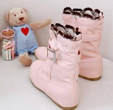 Women's Short Ankle Boots | 3cm Hidden Heel | Plus Sizes | Slip-On PU Leather