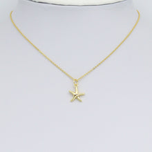 Load image into Gallery viewer, Gold Starfish Charm Pendant, Sku#LD694
