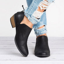 Load image into Gallery viewer, Retro High Heel Ankle Boots