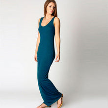 Load image into Gallery viewer, Summer Casual Women Clothing Sexy Vest Maxi Dress Sleeveless Slim Dress