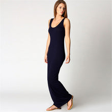 Load image into Gallery viewer, Summer Casual Women Clothing Sexy Vest Maxi Dress Sleeveless Slim Dress