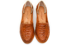 Load image into Gallery viewer, Cross Woven Huarache Walnut