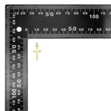 Load image into Gallery viewer, Plain Gold Cross Shape Charm Pendant, Sku#LK1050