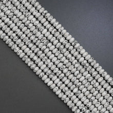 Load image into Gallery viewer, 5x8mm Smooth Rondelle Sesame Jasper Beads, Sku#U1923
