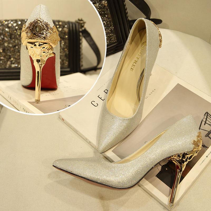 LAKESHI High Heel Wedding Shoes