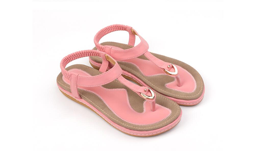 Women's PU Ankle Strap Platform Sandals | Low Heel Open-Toe Summer Shoes