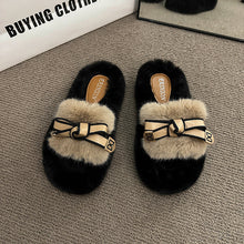 Load image into Gallery viewer, Furry Cotton Slippers