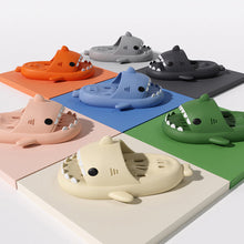 Load image into Gallery viewer, Shark Slides Shower Shoes With Drain Holes