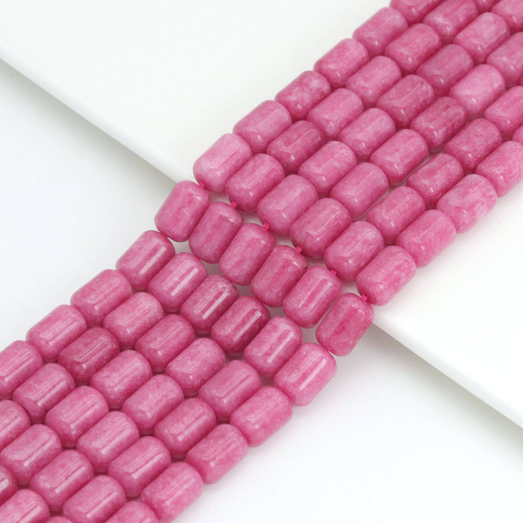 8x12mm Smooth Tube Jade Beads, Sku#U2131