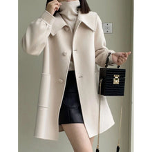 Load image into Gallery viewer, Womens Stylish Casual Doll-Neck Wool Coat