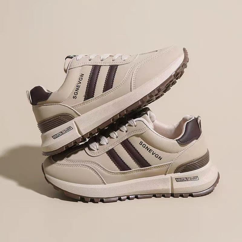 Lightweight Athletic Slip-On Shoes - Non-Slip Shock Absorbing Sneakers