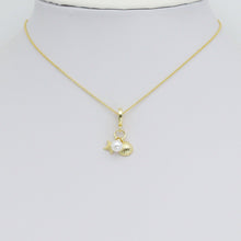 Load image into Gallery viewer, Pearl Gold Shell Starfish Charm Pendant, Sku#LD679