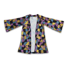 Load image into Gallery viewer, Girl Long Sleeve Patchwork Halloween Cardigan