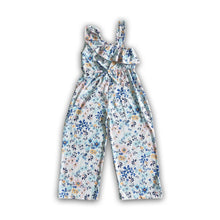 Load image into Gallery viewer, One of shoulder floral print baby girls jumpsuit
