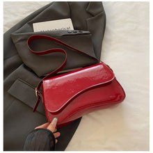 Load image into Gallery viewer, Small Square PU Leather Shoulder Bag | Work &amp; Commute Underarm Bag
