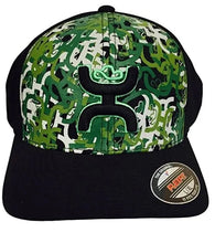 Load image into Gallery viewer, HOOey Camo (Black/Green) - Ball Cap