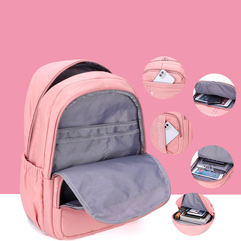 Kids Rolling School Backpack with Wheels - Removable Trolley Luggage Bag for Students