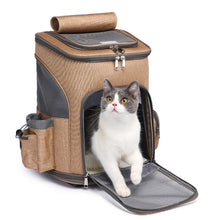 Load image into Gallery viewer, Space Capsule Pet Carrier Backpack with Wheels - Airline Approved Cat Dog Travel Trolley Bag