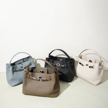 Load image into Gallery viewer, Genuine Leather Crossbody Tote Kelly Bag - Women's Handbag with Double Shoulder Straps