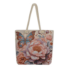 Load image into Gallery viewer, Double Sided Jacquard Embroidered Canvas Tote Bag