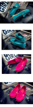 Load image into Gallery viewer, Women's Round-Toe Slip-On Flats | PU Leather Casual Pea Shoes