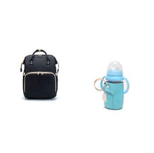 Load image into Gallery viewer, 3-in-1 Convertible Baby Diaper Backpack with Foldable Travel Crib &amp; USB Charging Port