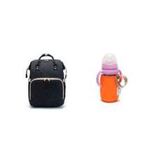 Load image into Gallery viewer, 3-in-1 Convertible Baby Diaper Backpack with Foldable Travel Crib &amp; USB Charging Port