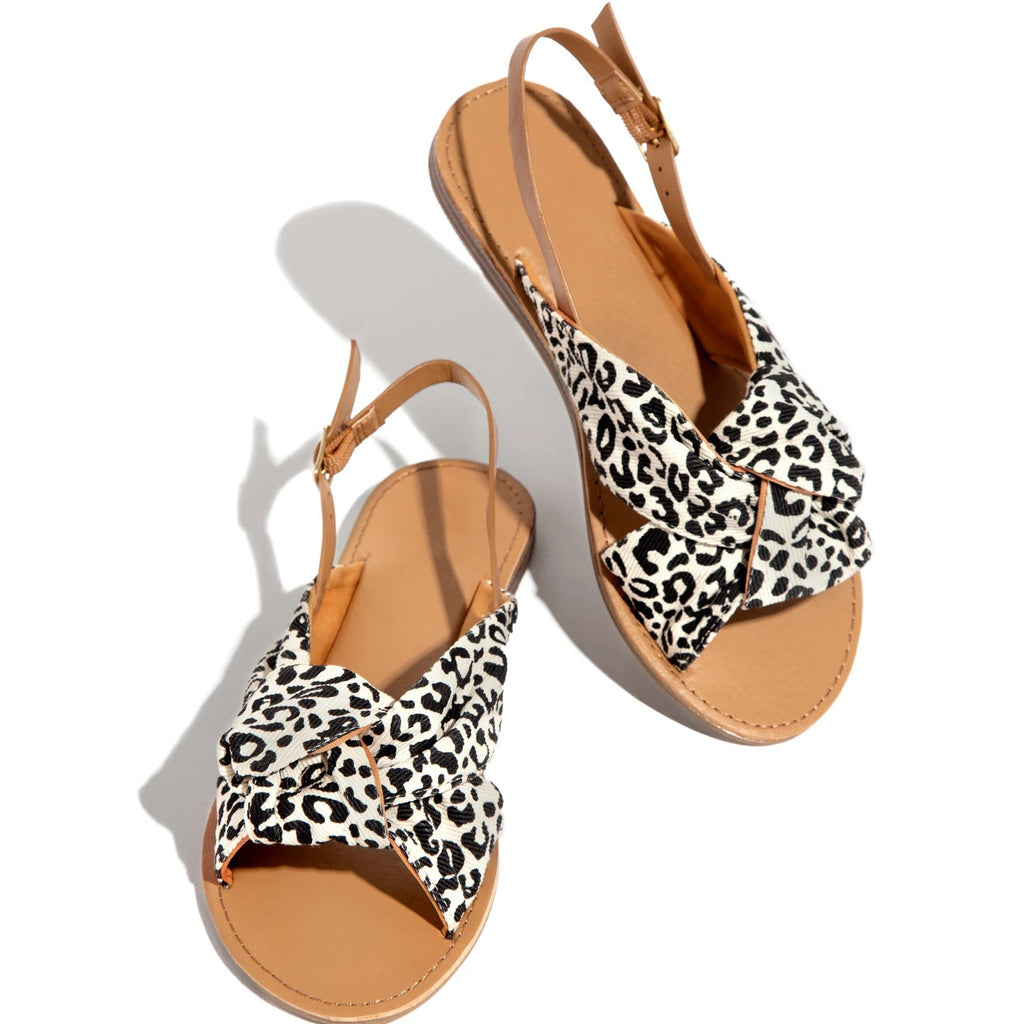 Women's Denim Flat Sandals | Open-Toe Beach Slippers