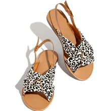 Load image into Gallery viewer, Women's Denim Flat Sandals | Open-Toe Beach Slippers