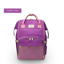 Load image into Gallery viewer, Maternity Diaper Backpack - Large Capacity Waterproof Oxford Nappy Bag with Anti-Theft Pocket &amp; Stroller Straps