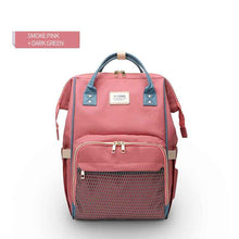 Load image into Gallery viewer, Maternity Diaper Backpack - Large Capacity Waterproof Oxford Nappy Bag with Anti-Theft Pocket &amp; Stroller Straps