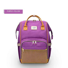 Load image into Gallery viewer, Maternity Diaper Backpack - Large Capacity Waterproof Oxford Nappy Bag with Anti-Theft Pocket &amp; Stroller Straps