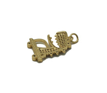 Load image into Gallery viewer, Gold CZ Cute Crocodile Charm, Sku#LK662